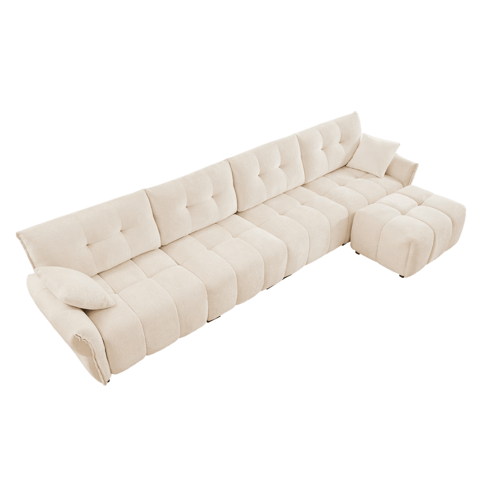 Modular Sofa 4-Seater with 1 Movable Ottoman