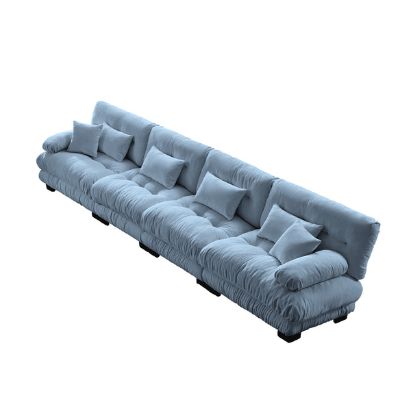 Embrace Cloud Modular ergonomic support Sectional Modular Sofa 4 Seater Sofa| luxnest