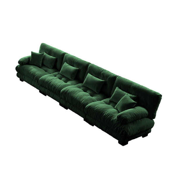Embrace Cloud Modular ergonomic support Sectional Modular Sofa 4 Seater Sofa| luxnest
