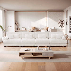 Embrace Cloud Modular ergonomic support Sectional Modular Sofa 4 Seater Sofa| luxnest