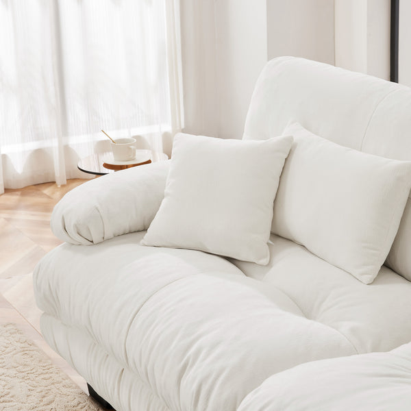 Embrace Cloud Modular ergonomic support Sectional Modular Sofa 4 Seater Sofa| luxnest