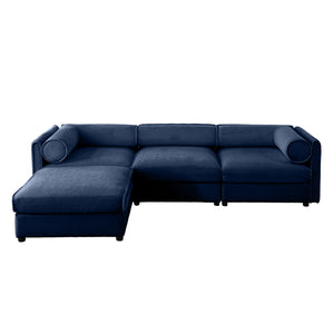 Opus 3-Seater Sofa with Movable Ottoman for Adaptability | Luxnest
