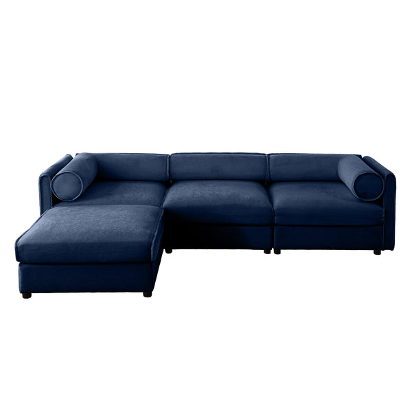 Opus 3-Seater Sofa with Movable Ottoman for Adaptability | Luxnest