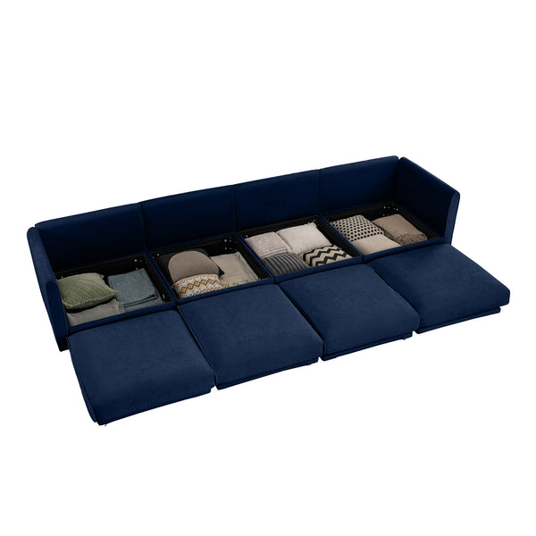 Opus 4-Seater Sofa with Expansive Modular Comfort | Luxnest