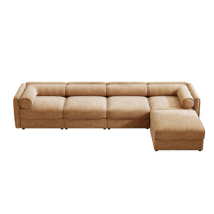 Opus 4-Seater Sofa with Single Ottoman for Added Flexibility | Luxnest
