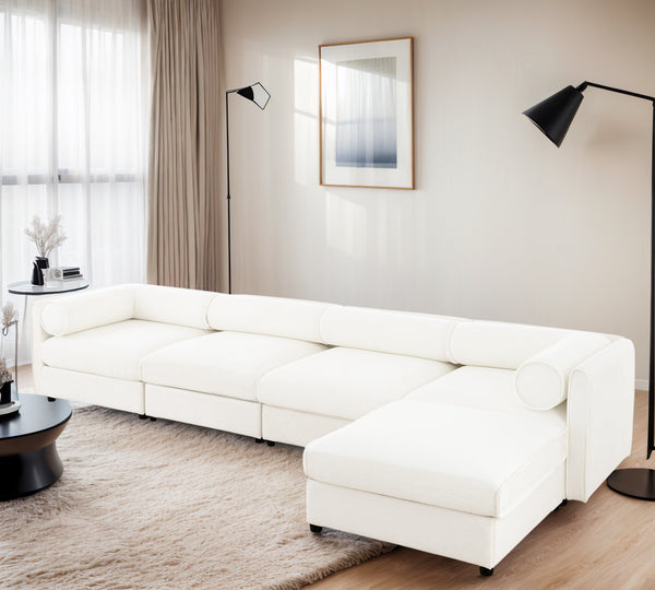 Opus 4-Seater Sofa with Single Ottoman for Added Flexibility | Luxnest