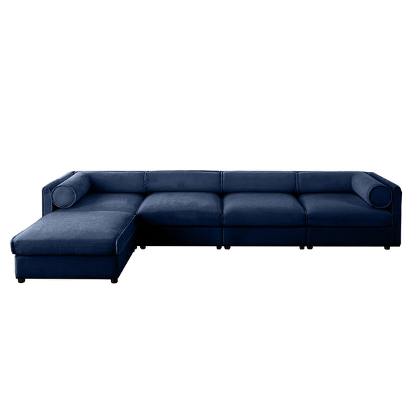 Opus 4-Seater Sofa with Single Ottoman for Added Flexibility | Luxnest