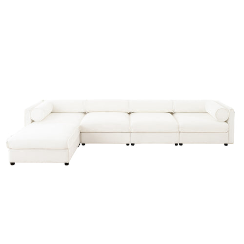 Opus 4-Seater Sofa with Single Ottoman for Added Flexibility | Luxnest