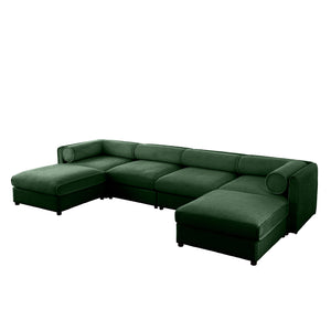 Opus 4-Seater Sofa with Two Ottomans for Ultimate Versatility | Luxnest