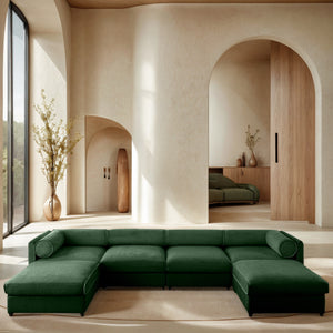 Opus 4-Seater Sofa with Two Ottomans for Ultimate Versatility | Luxnest