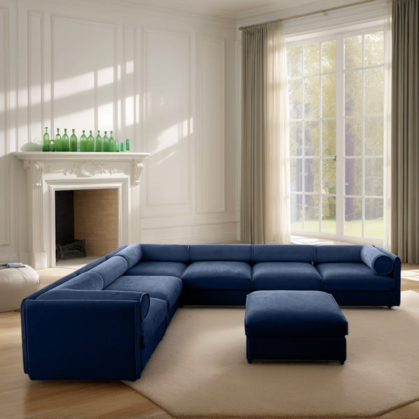 Opus 6-Seater U-Shape Corner Sofa with Ottoman, Endless Flexibility | Luxnest